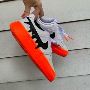 Nike Low Custom Sneakers Skateboard Shoes Drip